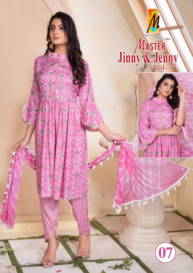 Master Jinny And Jenny Vol 2 Tunic Style Designer Wholesale Readymade Catalog